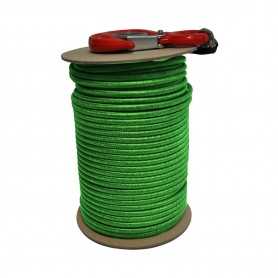 Corde technique dy-forest green - x vf 155 - avec crochet - mt. 80 / d.5 Corde technique dy-forest green - x vf 155 - avec crochet - mt. 80 / d.5