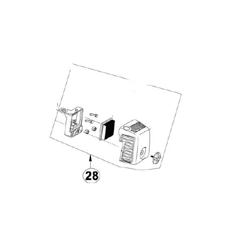 Filtre à air moteur cpl docma - 418883 - pour moteur (508 uniquement)
